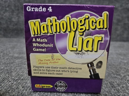 MATHOLOGICAL LIAR A Math Whodunit Game Grade 4 - Picture 1 of 6