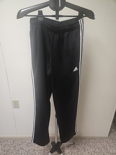 adidas Women's 3-Stripes Doubleknit Pant Black Medium - Picture 1 of 6