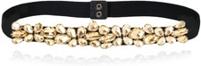 Women Rhinestone Belt Crystal Sparkly Elastic Thin Belts for dressy Lady Cham...