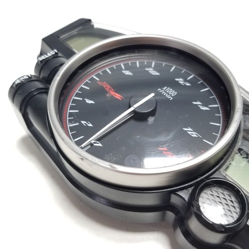 2009 08-16 YAMAHA YZF R6 OEM SPEEDO TACH GAUGES GAUGE CLUSTER SPEEDOMETER - Picture 3 of 17
