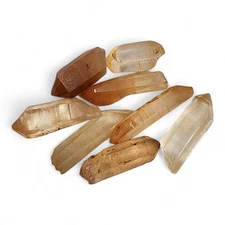 Tangerine Quartz Crystal Points Brazil 54.3 grams