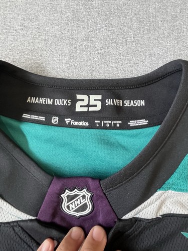 Anaheim Ducks 25th Anniversary Alternate 15 Getzlaf Jersey Sz L - Picture 6 of 8