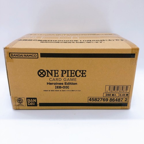 One Piece Japanese Extra Booster Heroines Edition Sealed Case (12 Boxes) EB-03 - Picture 5 of 5