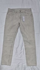 Outerknown Sea Jeans The Cove Slim Denim SXC Ivory Organic Men's 31x30 NEW NWT