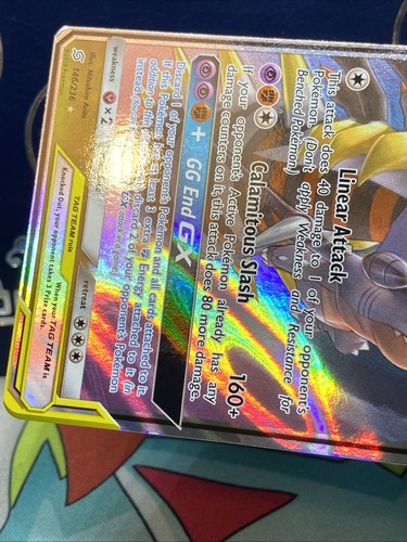 Garchomp & Giratina GX Tag Team Unified Minds 146/236 Pokemon 2016 NM - Bild 6 von 14