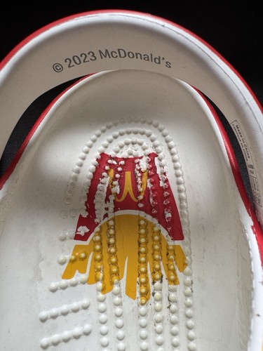 McDonald's × Crocs Classic Clog French Fries Red Size 5 Men/ 7 Women 209858-90H - Picture 5 of 6