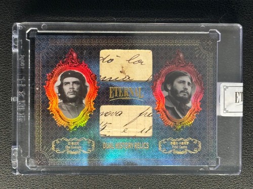 2024 Eternal Cuts Che Guevara Fidel Castro Dual History Relics 35/75 - Bild 1 von 2