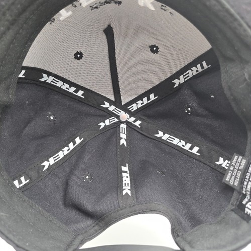 Cappello Berretto Ciclismo Trek Bike Cinghia Regolabile Nero Cotone - Foto 11 di 14