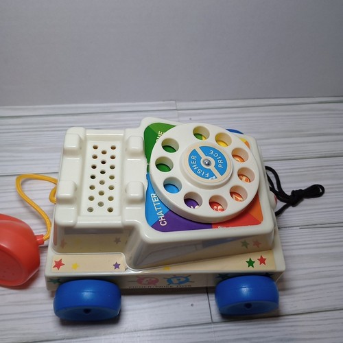 Fisher Price - Mattel Chatter Phone Telefon Zugspielzeug 2009 - Sounds & Moving Eyes - Bild 6 von 7