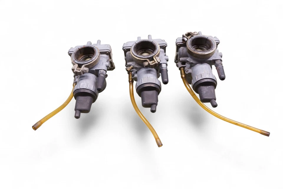 Juego de triple carburador Kawasaki H1 Mach III 500cc carbohidratos KA5 #3 *2229A Foto 3 de 4