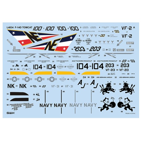 Great Wall Hobby L4834 Maßstab 1:48 F-14D Tomcat Fighter Modellbausatz - Bild 6 von 10