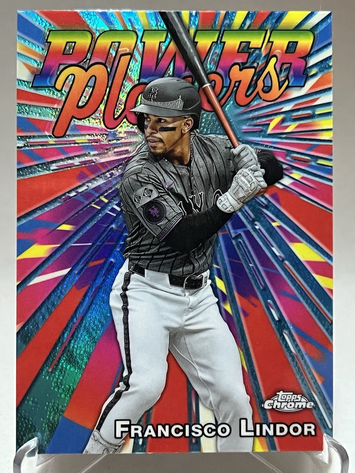 2025 TOPPS CHROME FRANCISCO LINDOR POWER PLAYERS INSERT