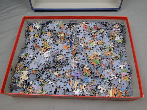 Jan van Haasteren The Storm Comic Puzzle 1000 Piece Complete Jumbo - Picture 4 of 4