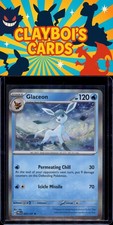 Glaceon SV: Prismatic Evolutions Pokémon 025/131 Holo Rare NM+