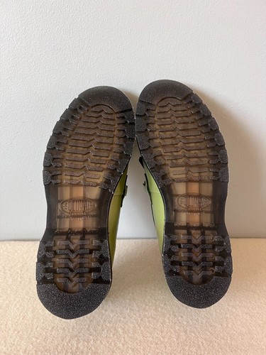 Golf le Fleur x Solovair Chain Tassel Loafers - Size US 8 - Green Leather - NEW - Picture 6 of 10