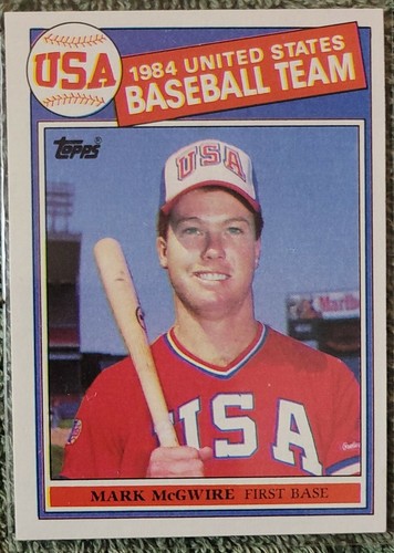 1985 Topps Mark McGwire Rookie - Picture 1 of 2