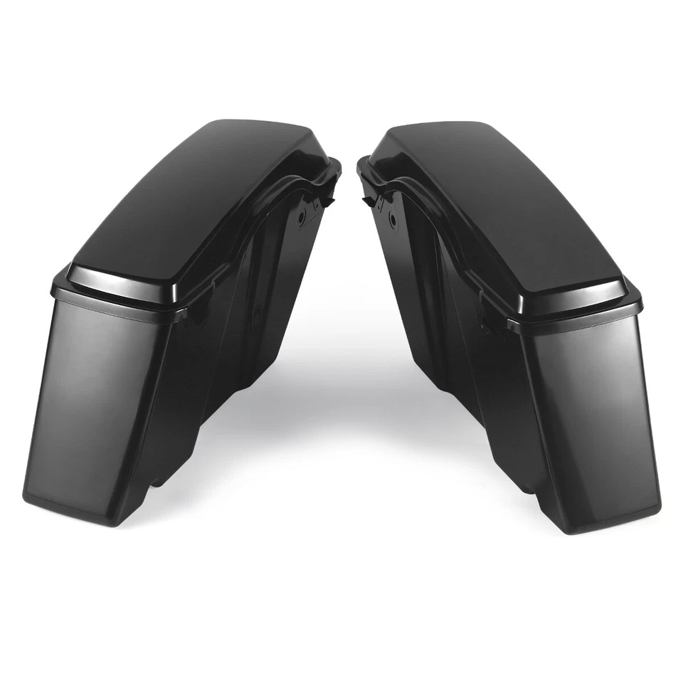 Hard Saddlebags Saddle bags Fit For Harley Touring Road King Electra Glide 94-13 Foto 3 de 4