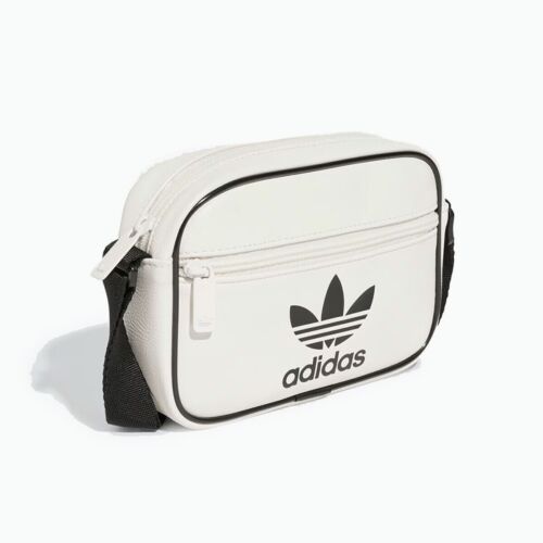 Nuova borsa Adidas originale ADICOLOR MINI AIRLINER CLOUD BIANCA JI9445 - Foto 2 di 4