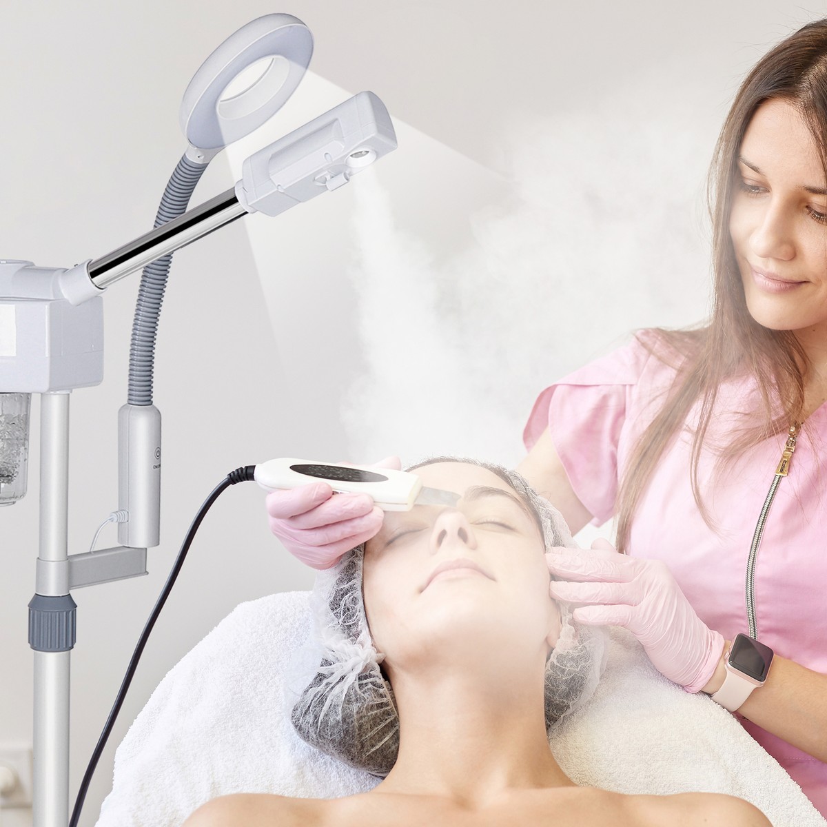 Professional Salon Spa Ionic Facial Steamer Beauty Equipment Professional Salon Spa Ionic Facial Steamer Beauty Equipment