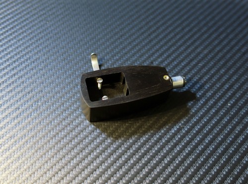 Custom-Made Headshell Per Denon Dl103 (R) Cartridges Made Of Ebony Legno Circa - Picture 4 of 5