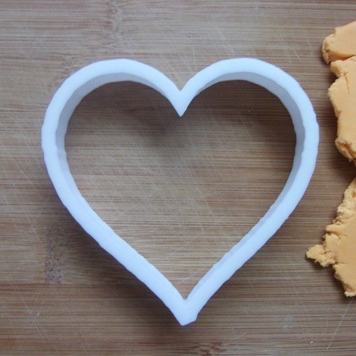 Heart Love Valentines Cookie Cutter Biscuit Dough Pastry Fondant Stencil 5 sizes - Picture 6 of 10
