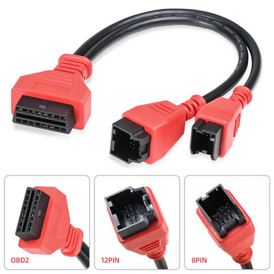 12+8 Pin Diagnostic Cable Adapter MSCHRY128 - Scanner Connector For Automotive Diagnostics