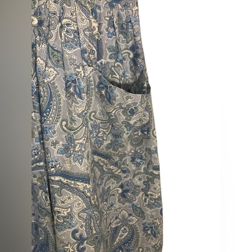 April Cornell New without Tags Dress Size L Cotton Paisley Pockets Summer - Picture 4 of 6