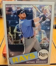 2020 Topps Update 35th Anniversary Chrome CPC-8 RC Michael Brosseau Rays 
