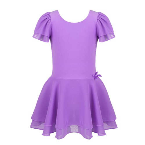 AU Girls Ballet Dance Leotard Tutu Dress Ballerina Chiffon Skirts Set Dancewear - Picture 56 of 69