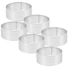 6 Pcs Tortenringe Zum Backen Rund Küchenbackwerkzeug Eierringe Aus Edelstahl