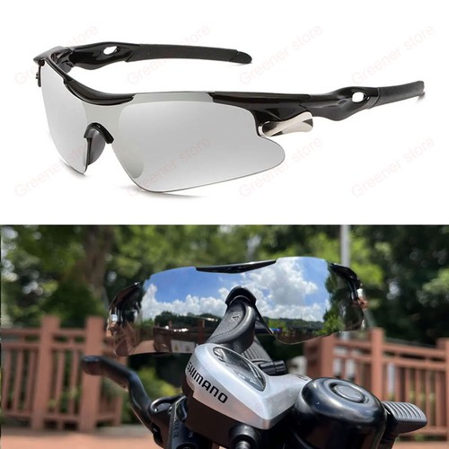 Sports Sunglasses Anti Glare Running Cycling Glasses Outside Fishing Sun Glasses - Foto 22 di 27