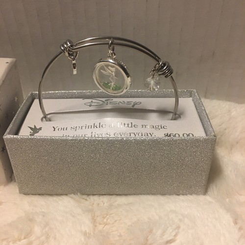 NEU Disney Tinker Bell SILBER Armreif Armband Einzelhandel für $60 - Bild 12 von 16