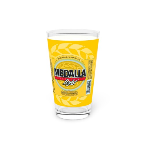 Medaglia birra leggera - vetro da pinta, 16 oz - Foto 4 di 5