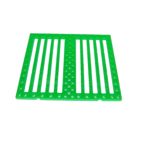 75*60mm Car Chassis Perforated Plastic Panel Car Frame DIY For Robot Toy Model - Picture 5 of 6