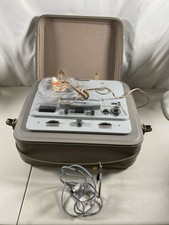 Vtg Telefunken Magnetophone 85 Kl Tape Device Suitcase West Germany Parts Read