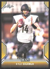 2019 Leaf Draft Gold Kyle Shurmur Rookie #48