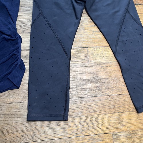 Leggings y camiseta sin mangas azul Athleta Stealth Trucool Sculptek X para mujer pequeña P - Imagen 14 de 15