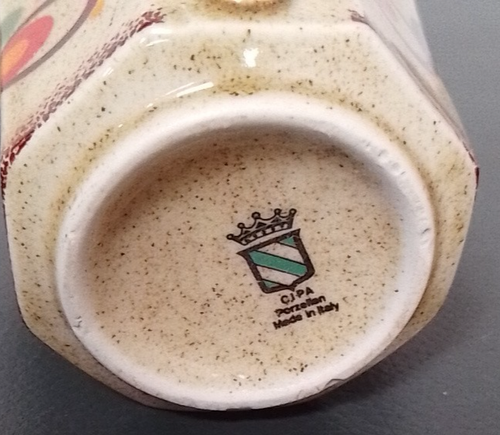 Vintage 12pce Italian Porcelain China Espresso Cup & Saucer Set - Picture 6 of 8