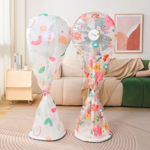 Fully Enclosed Dirt-Proof Cover Printed Pattern Electric Fan Dust Cover