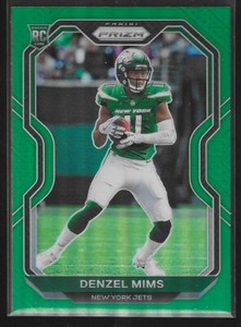 2020 Panini Prizm Denzel Mims #355 Prizm Green