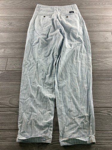 Women's Dockers Casual/Dress Pants - Blue with White Pinstripes Size 8 Vintage - Picture 5 of 11