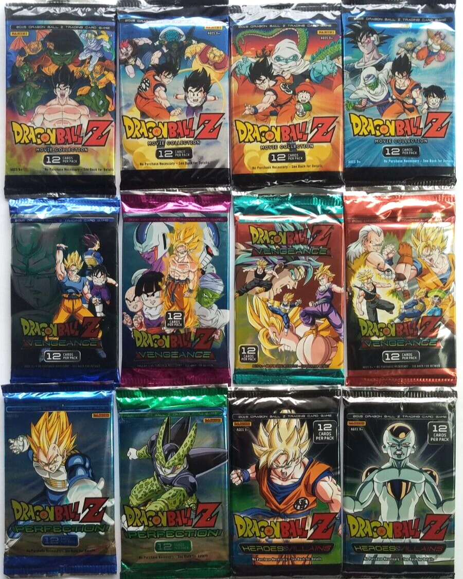 DRAGON BALL Z PC GAME カード Dragon Ball Z Panini Trading Card Game 24 Pack Lot Two of