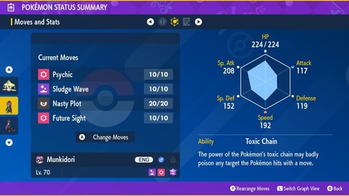 Fezandipiti Okidogi Munkidori 6IV Bundle Legendary Pokemon Scarlet Violet SV - Picture 6 of 19