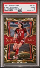 2017 Panini Select Christen Press Camo Prizm #/20 In the Clutch PSA 9
