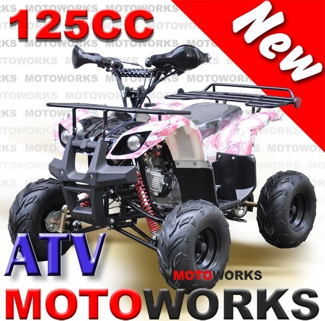 125cc FARM AUTO WITH REVERSE ATV QUAD Dirt Bike Gokart 4 Wheeler Buggy kids pink 125cc FARM AUTO WITH REVERSE ATV QUAD Dirt Bike Gokart 4 Wheeler Buggy kids pink