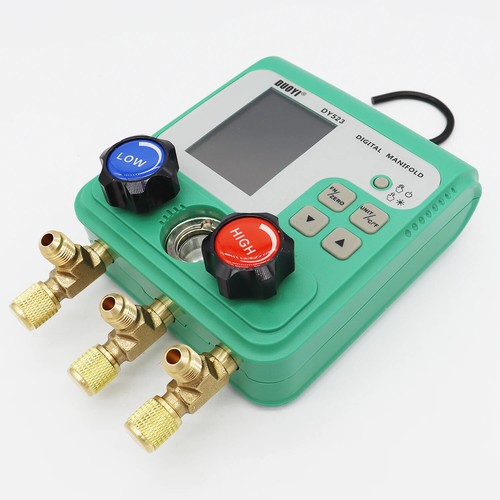 Elektronische Klimaanlage Kältemittel Fluorid Messgerät Gruppe Manometer - Bild 3 von 18