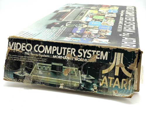 1978# Atari VCS 2600 Woody console wood joystick & paddle Pal boxed RARE! #FP - Picture 6 of 22