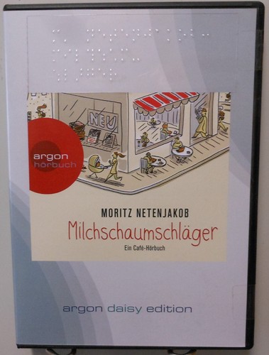 Café Hörbuch Milchschaumschläger Moritz Netenjakob MP3 CD DAISY Edition #T1323 - Bild 1 von 4