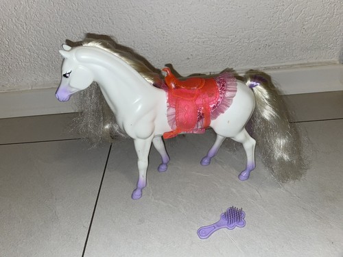 Barbie Pferd Horse Weiß Lila *** Rapunzel´s Hochzeit Wedding 2005 *** RAR Selten - Bild 2 von 9
