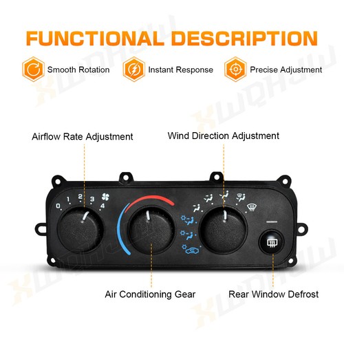 NEW A/C Climate Control Module Panel 599-149 4596277AA for Chrysler Truck - Foto 2 di 11